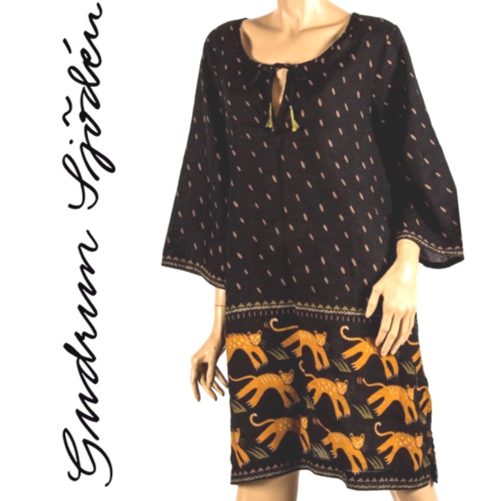 💖 GUDRUN SJÖDEN Cat Tunic Dress